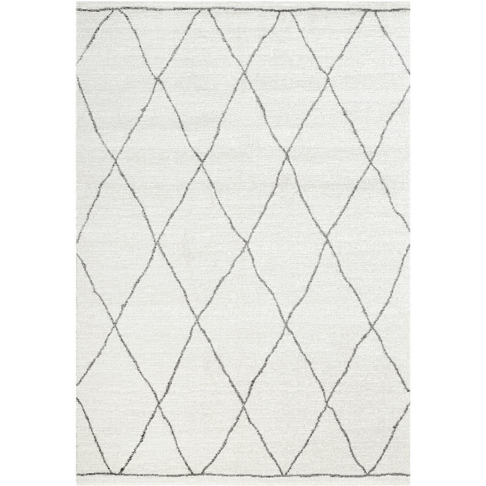 Dynamic Rugs 49004 6242 Sherpa 5 Ft. 3 In. X 7 Ft. 7 In. Rectangle Rug in Ivory/Grey
